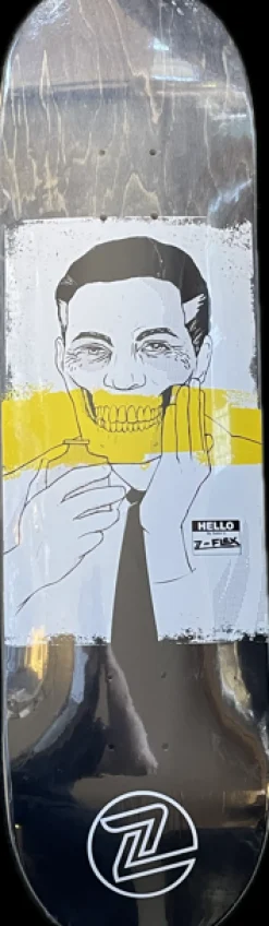 Used Z FLEX Skateboard Deck Only Brown Regular