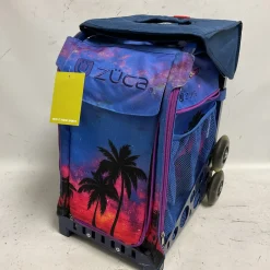 Used Zuca ISLAND LIFE Ice Skate Bag Royal Blue