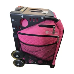 Used Zuca MYSTIC QUILTED SKATE BAG CART Ice Skate Accessory