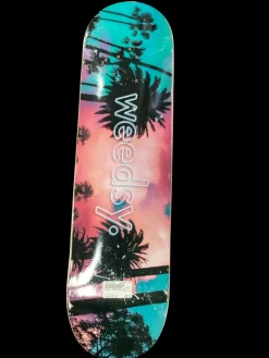 WEEDSY Skateboard Deck Only Pink 8 1/4"